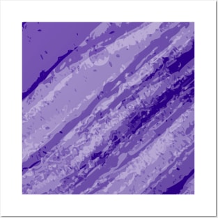 Abstract dark purple pastel pattern Posters and Art